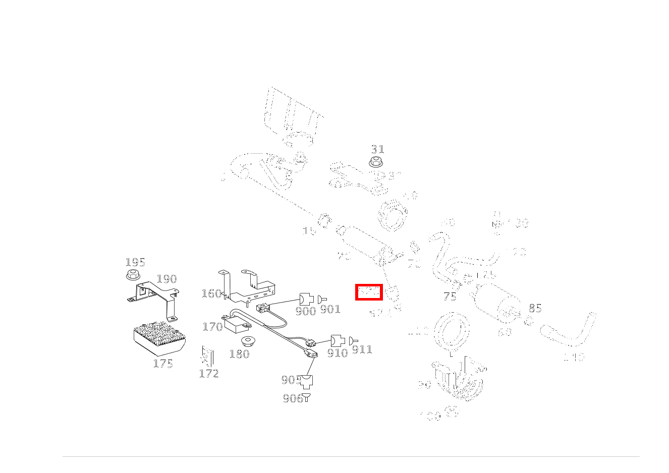 Steckhülsengehäuse KRAFTSTOFFPUMPENPAKET M3; 2-PIN SLK2.8 SL500 230 Steckhülsengehäuse KRAFTSTOFFPUMPENPAKET M3; 2-PIN SLK2.8 SL500 230