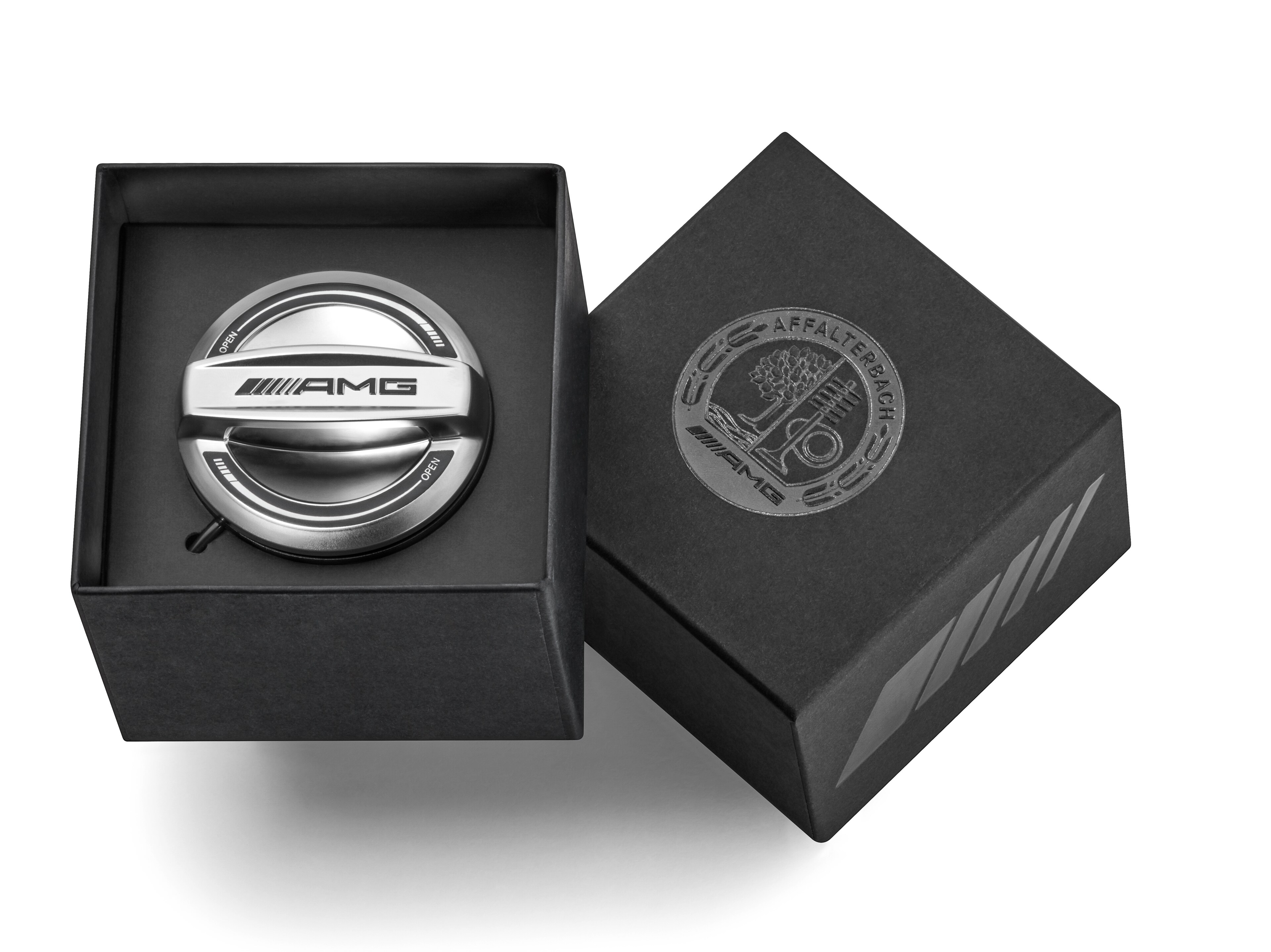 Mercedes-Benz - AMG Tankdeckel, chromeshadow, silber