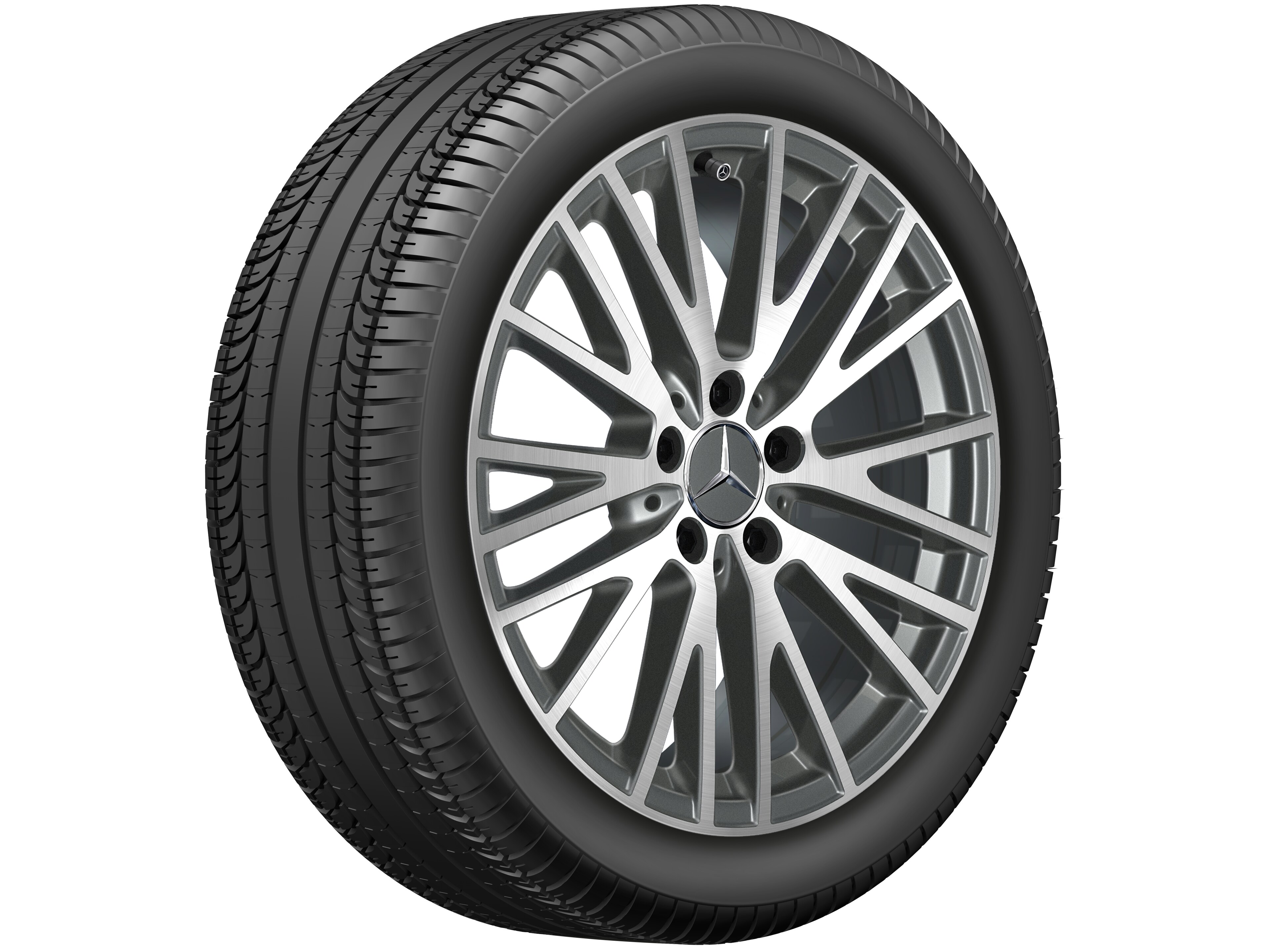 Y-Speichen-Rad, 45,7 cm (18 Zoll), glanzgedre