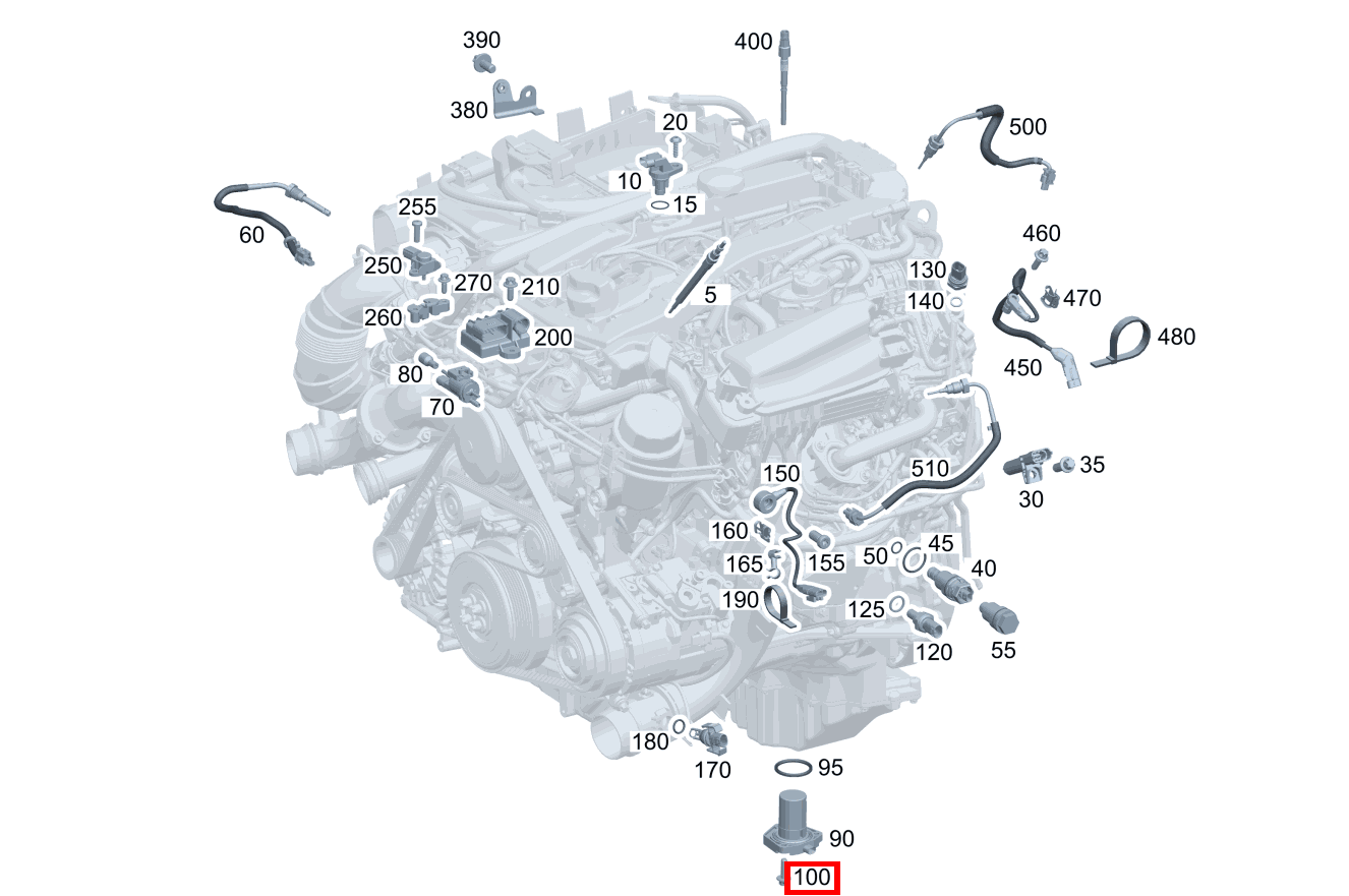 Sechsrundschraube Ölstandschalter an Ölwanne; M6X20 GLK220BT 4M 204 Sechsrundschraube Ölstandschalter an Ölwanne; M6X20 GLK220BT 4M 204