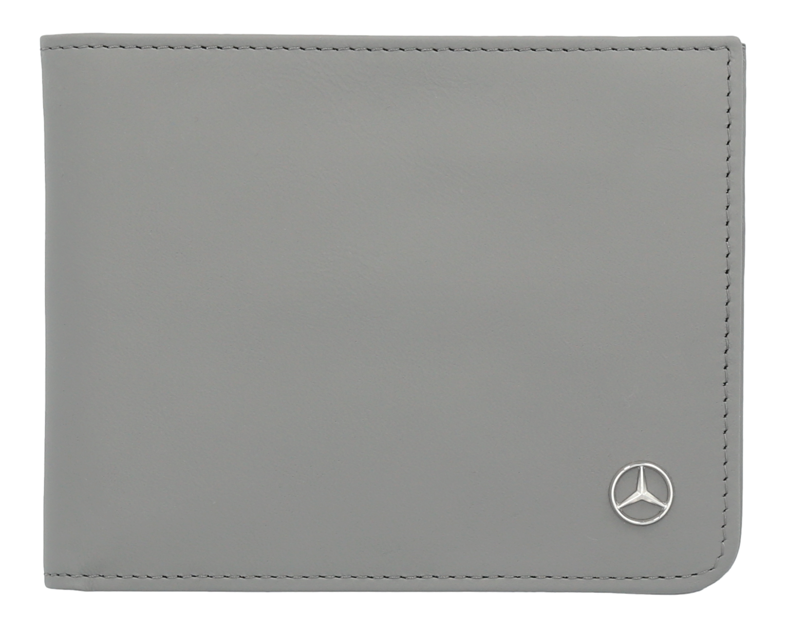 Mercedes-Benz - Geldbörse silbergrau, Rindleder