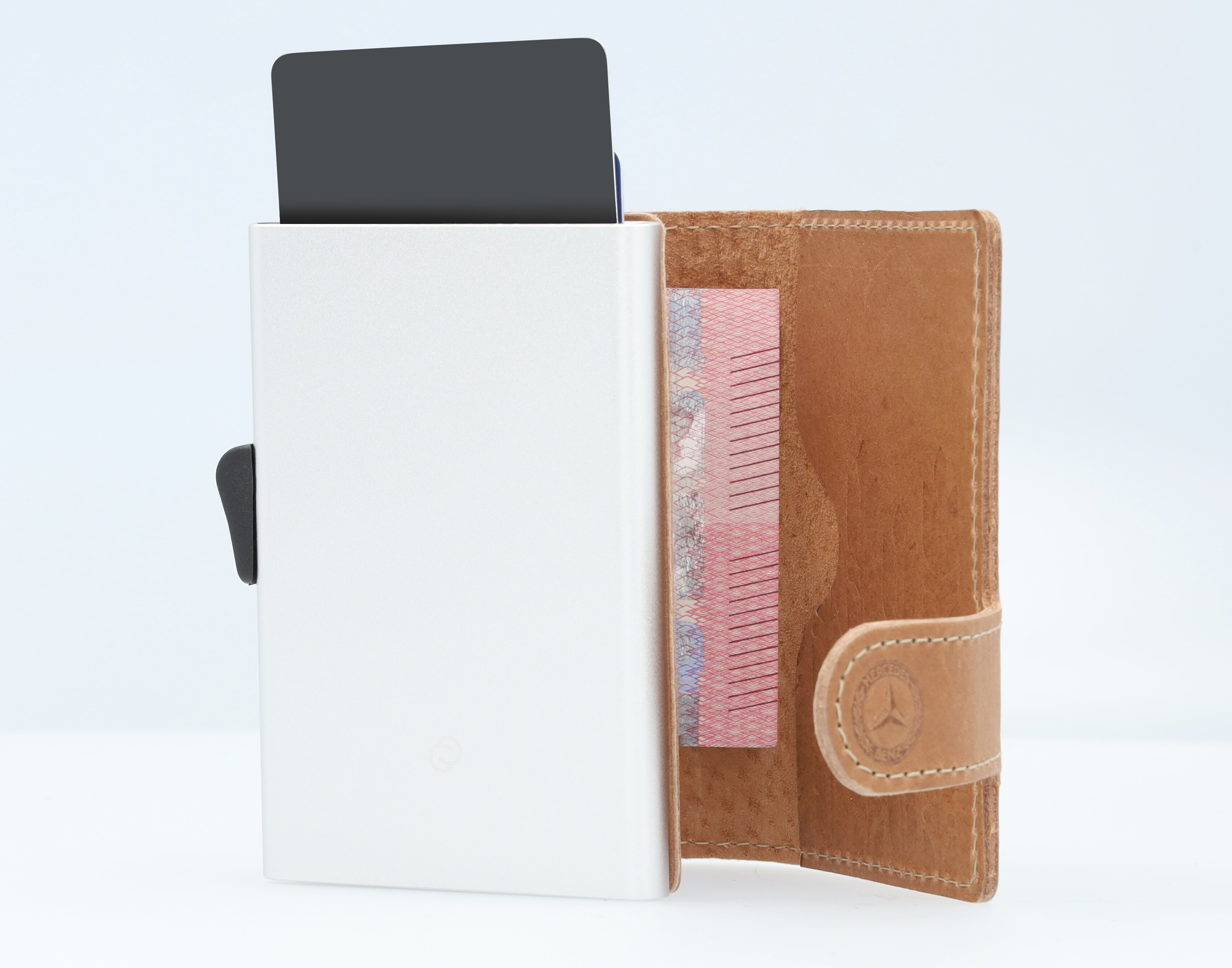 Mercedes-Benz - Mini-Geldbörse, cognac