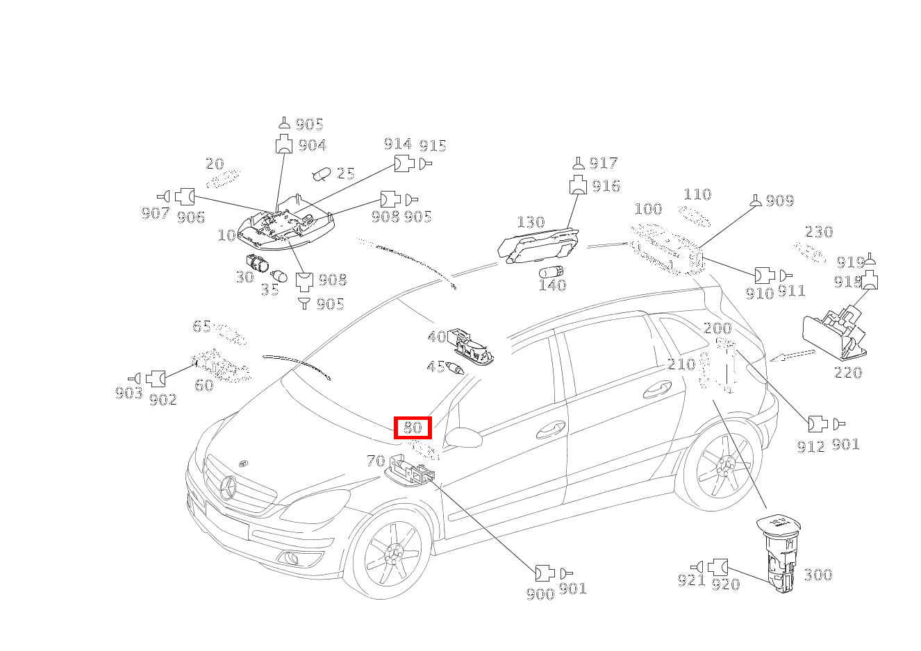 Glühlampe FUSSRAUMLEUCHTE FAHRER UND BEIFAHRER; 12V-5W B 200 Turbo Sports Tourer 245 Glühlampe FUSSRAUMLEUCHTE FAHRER UND BEIFAHRER; 12V-5W B 200 Turbo Sports Tourer 245