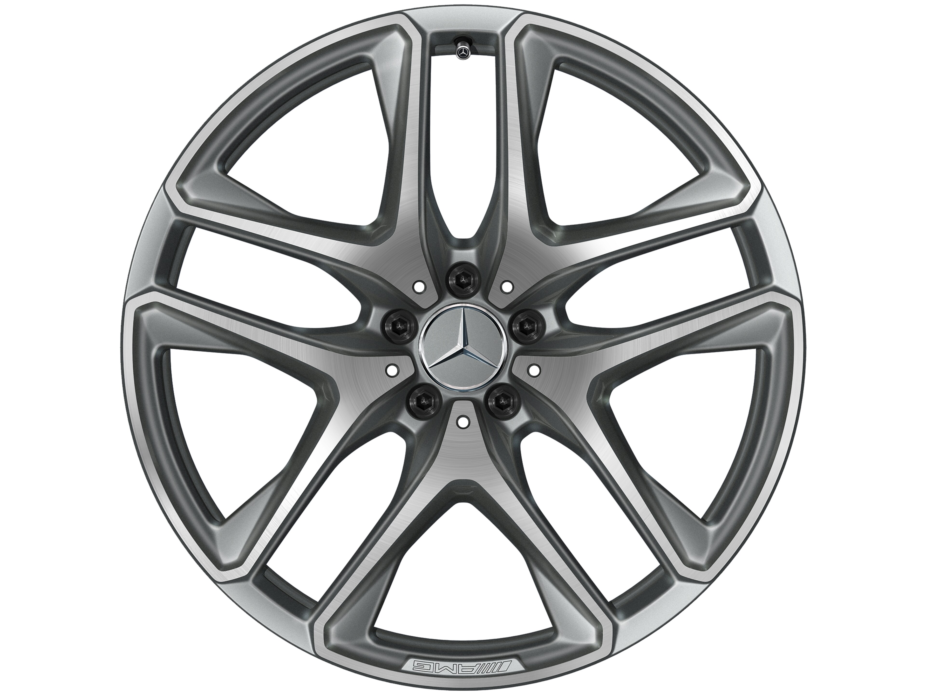 AMG 5-Doppelspeichen-Rad, 53,3 cm (21 Zoll), glanz