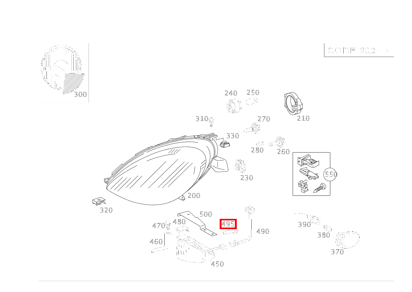 Glühlampe NEBELSCHEINWERFER; H1 12V-55W A 210 L EVOLUTION 168