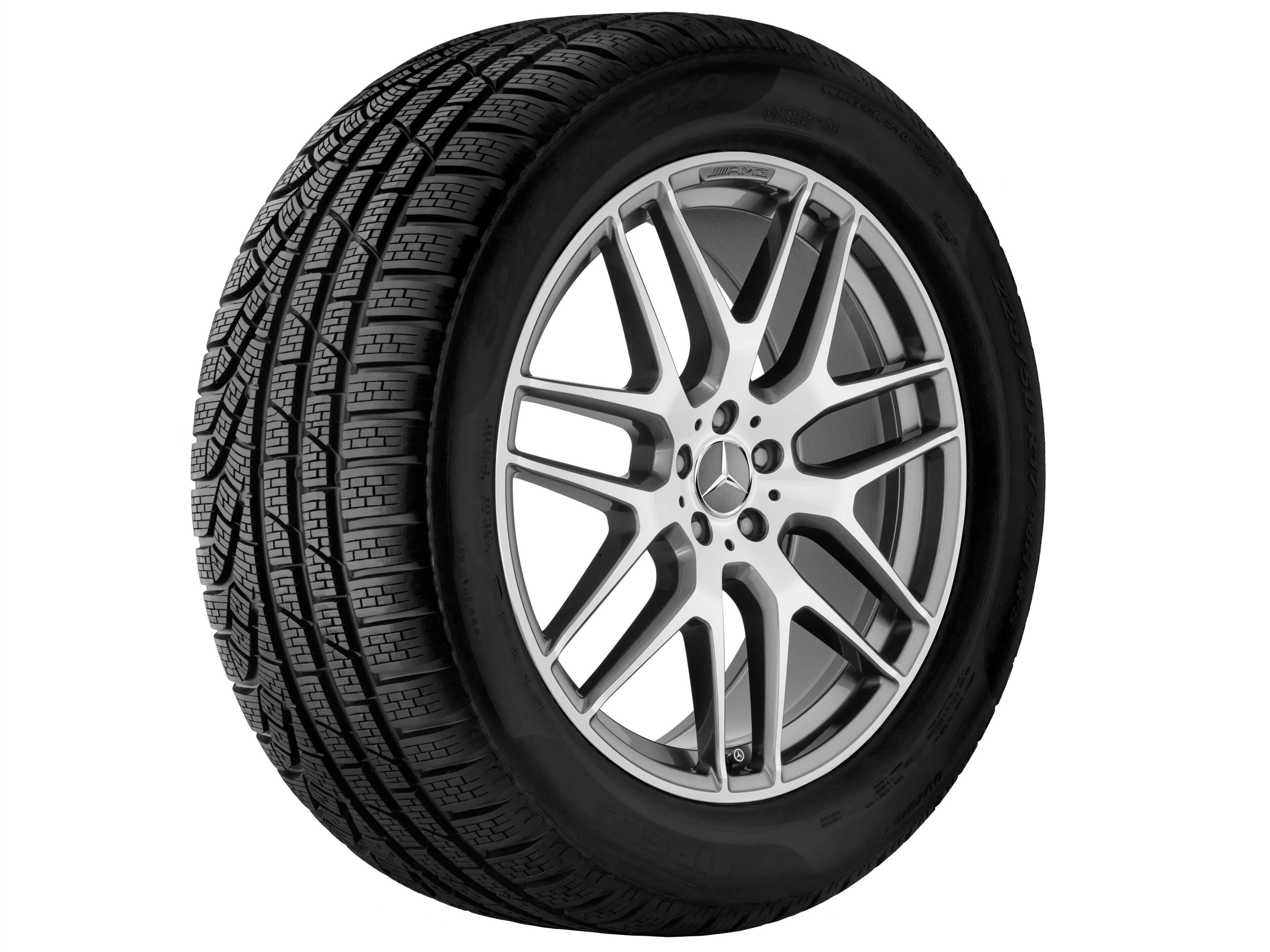 Mercedes-Benz - AMG Leichtmetallrad, im Kreuzspeichen-Design, AMG Leichtmetallrad, im Kreuzspeichen-Design,