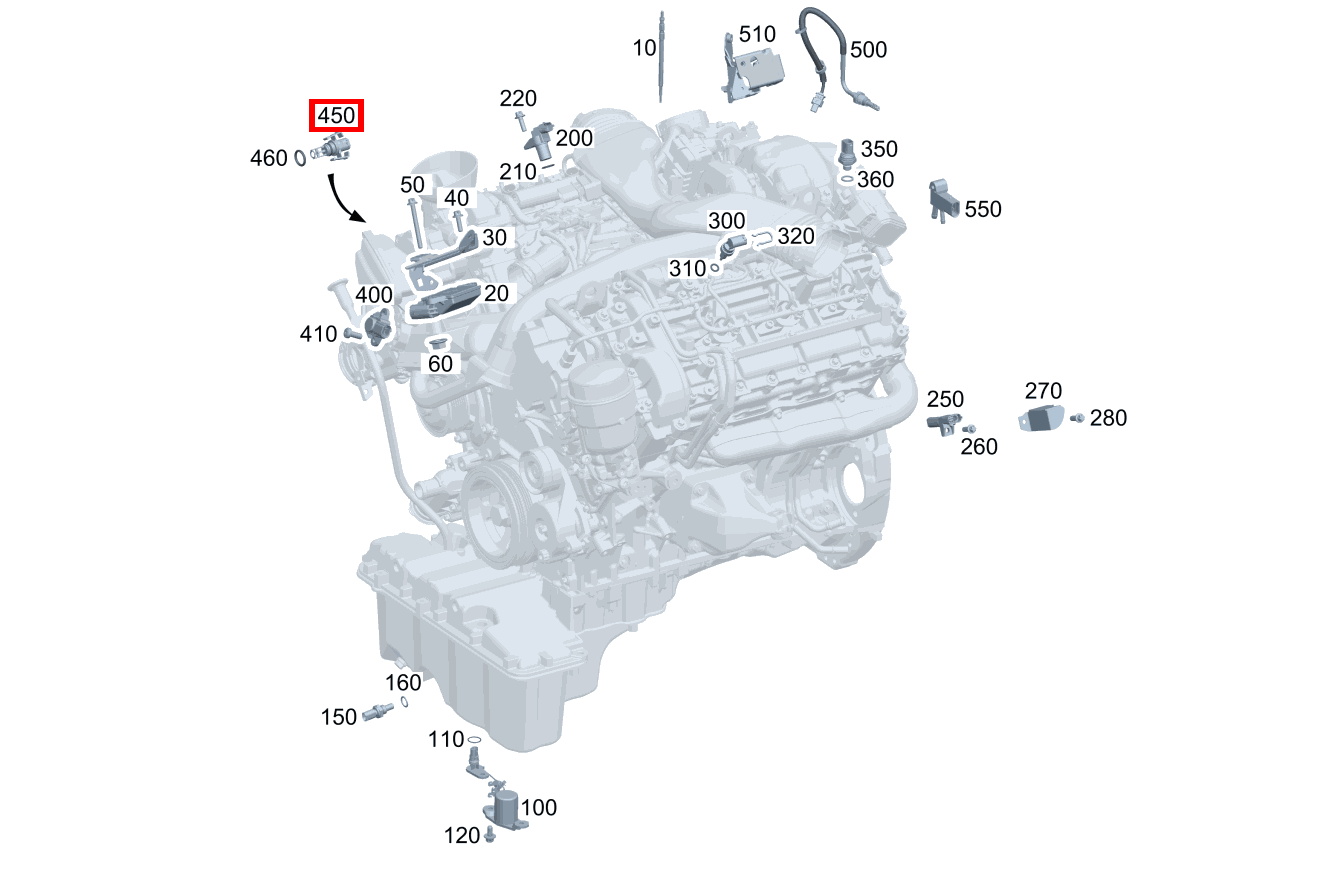 Temperatursensor Ansaugluftdrosselung E280CDI SONDERAUFB 211 Temperatursensor Ansaugluftdrosselung E280CDI SONDERAUFB 211