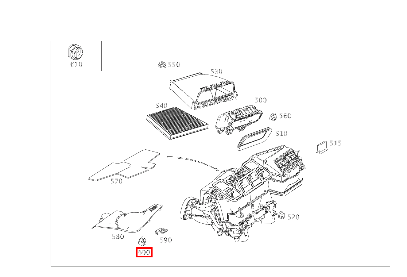 Verschluss An Abdeckung CLS 55 AMG 219 Verschluss An Abdeckung CLS 55 AMG 219