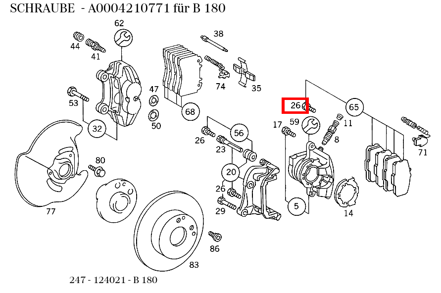 Schraube B 180 247