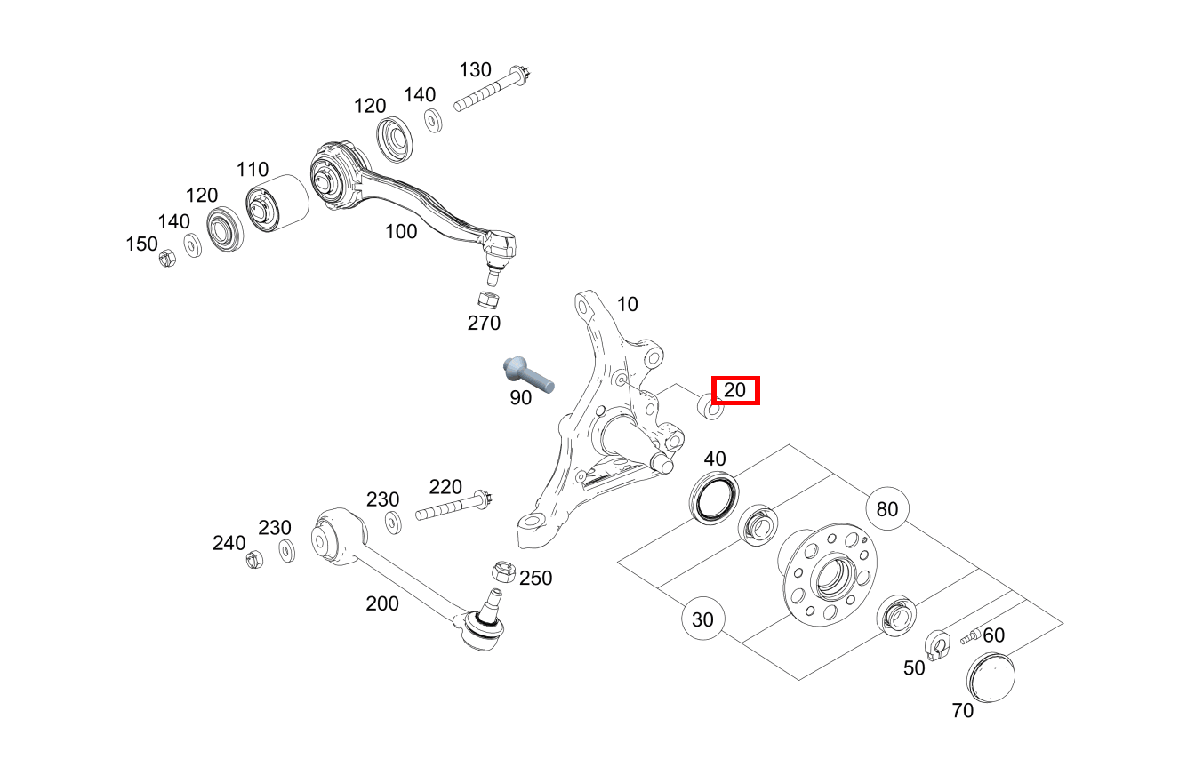 DICHTUNG UMLAUFEND Zwischen Drehzahlfühler und Achsschenkel SLK55 AMG 172 DICHTUNG UMLAUFEND Zwischen Drehzahlfühler und Achsschenkel SLK55 AMG 172