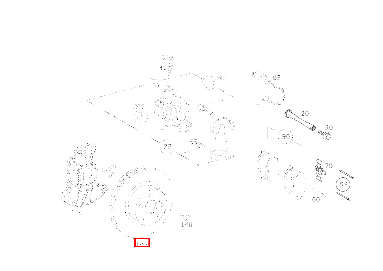 Bremsscheibe Vorn CLK DTM AMG 5,5 L 209 Bremsscheibe Vorn CLK DTM AMG 5,5 L 209